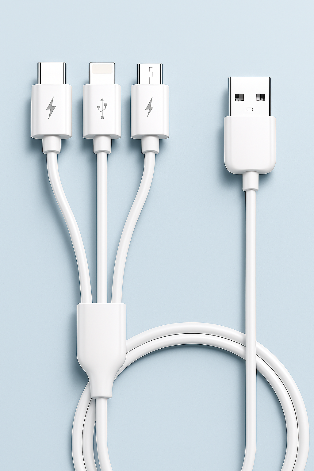 3-in-1 Fast Charging USB Cable 1.2m Length